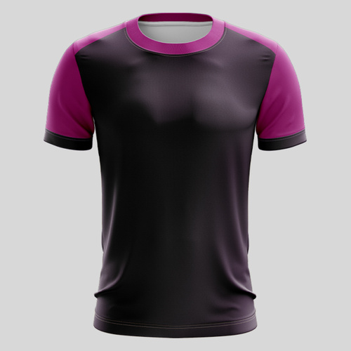 Purple Esport Pattern Full Print Roundneck Shirt Thumbnail