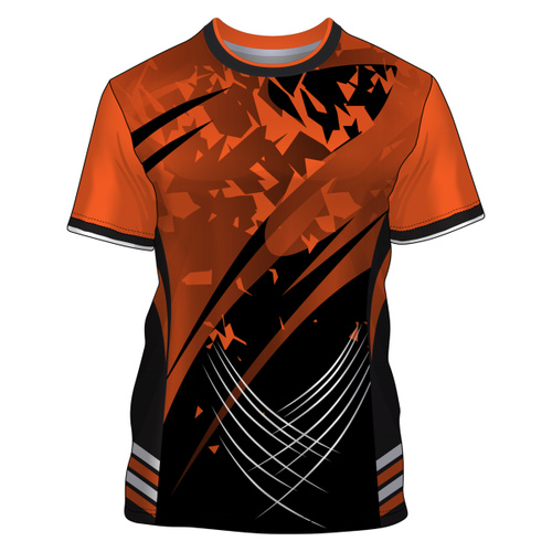 Grunge Design Esport Full Print Roundneck Shirt Thumbnail