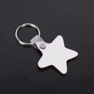 Star Wooden Keychain Thumbnail