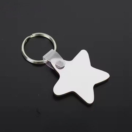 Star Wooden Keychain Thumbnail