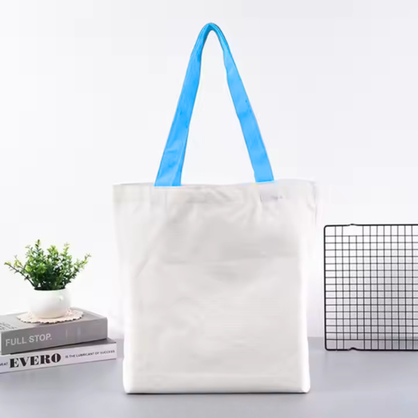 Canvas Bag with Nylon Strap  14" X 13" Thumbnail