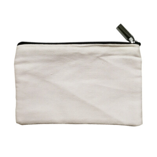 Canvas Pouch with Black Zipper 4"X 6" Thumbnail