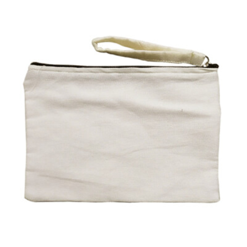 Pouch with Handle and Black Zipper Thumbnail