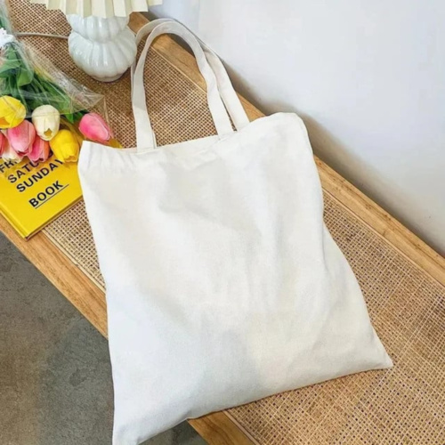 Canvas Flat Tote Bag Thumbnail