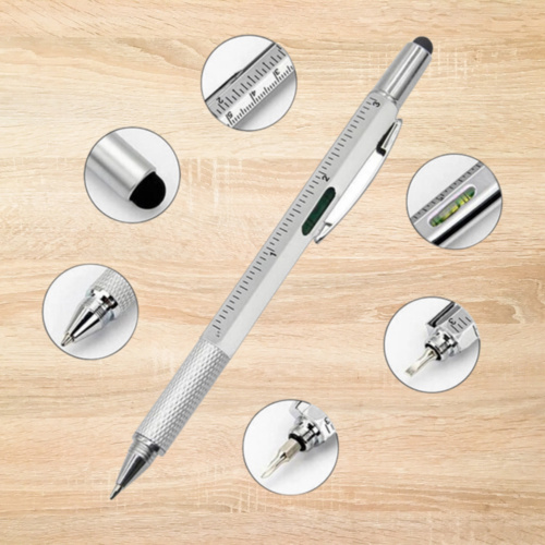 6 in 1 Leveler Pen with Stylus Thumbnail