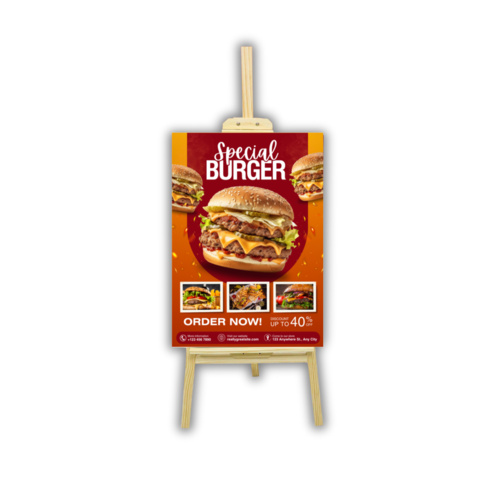 Primex Banner Easel Stand Wooden Thumbnail