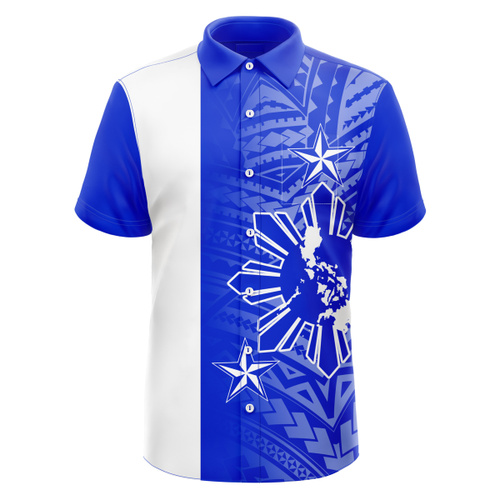 Philippine Design Full Print Button Down Polo Thumbnail