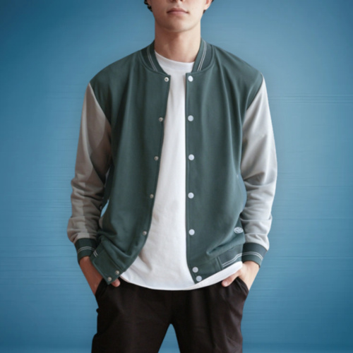 INSPI Varsity Jacket w/ Buttons and Pockets Thumbnail