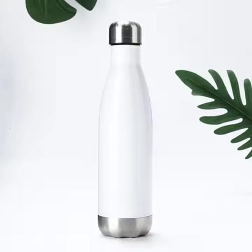 17oz Stainless Steel Cola Bottle (White) Thumbnail