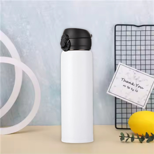 17oz Pop Lid Stainless Steel Tumbler (White) Thumbnail