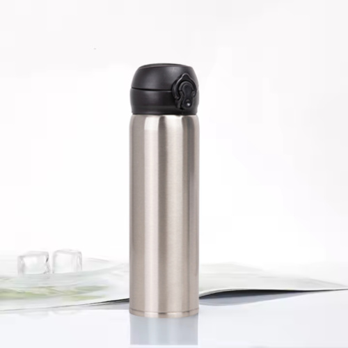 17oz Pop Lid Stainless Steel Tumbler (Silver) Thumbnail