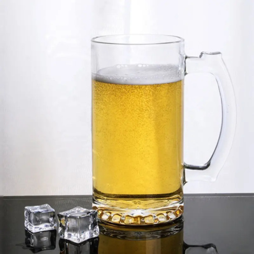 16oz Clear Glass Beer Mug Thumbnail