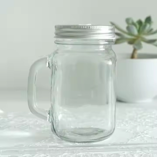 12oz Mason Jar w/ Straw Thumbnail