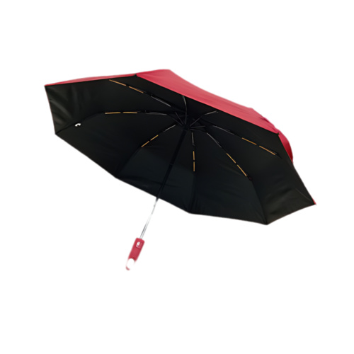 Ring Handle 2 Folds Automatic Umbrella 27" Thumbnail