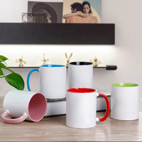 11 oz Colored Inner Rim & Handle Mug  Thumbnail