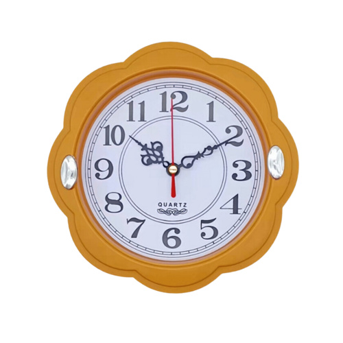 7"  Matte Flower Frame Wall Clock Thumbnail