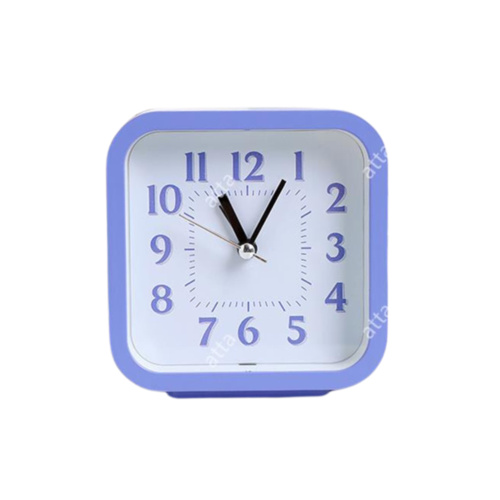 Modern Analog Plastic Alarm Clock Square Thumbnail