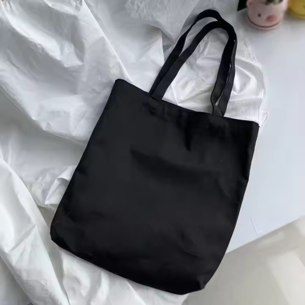 Black 10 oz Canvas Bag Thumbnail