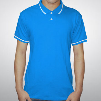Transfer It! 2 Tone Polo Shirt - Colored Body (Mens) Thumbnail