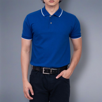 Life Line Polo Shirt White Line Thumbnail