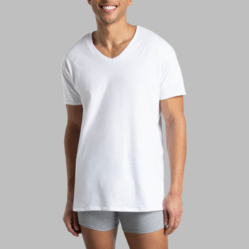 Fruit of the Loom Classic V-Neck T-Shirt Thumbnail