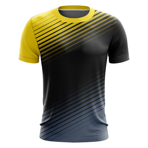 Linear Design Full Print Roundneck Shirt Thumbnail