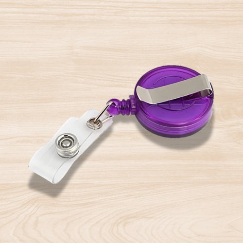 Transparent Retractable ID Clip Thumbnail