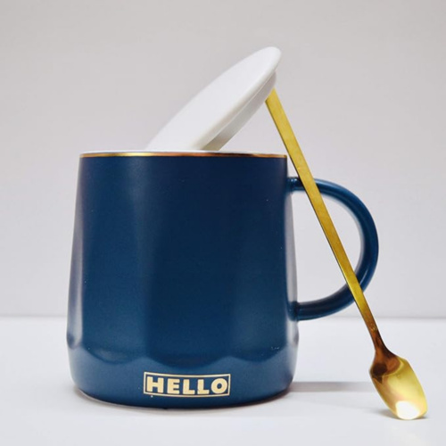 Ceramic Mug w/ Spoon 350ml Thumbnail