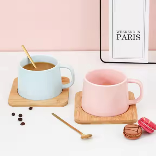 Ceramic Mug w/ Spoon, Cover & Coaster Thumbnail