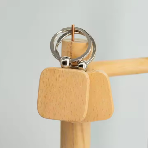 Bamboo Keychain Square Thumbnail