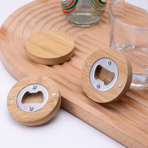 Bamboo Bottle Opener Circle Thumbnail