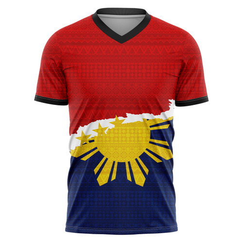 Philippine Design V-Neck Shirt Full Print Sublimation Thumbnail