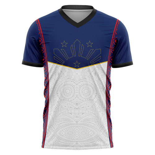 Philippine Design V-Neck Shirt Full Print Sublimation Thumbnail