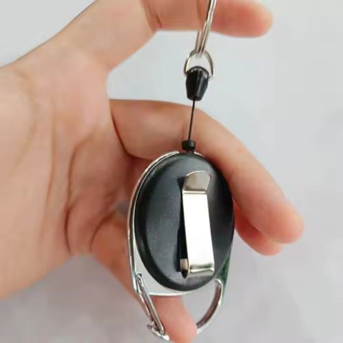 Anti Lost Keyring w/ Retractable Steel Cord Thumbnail