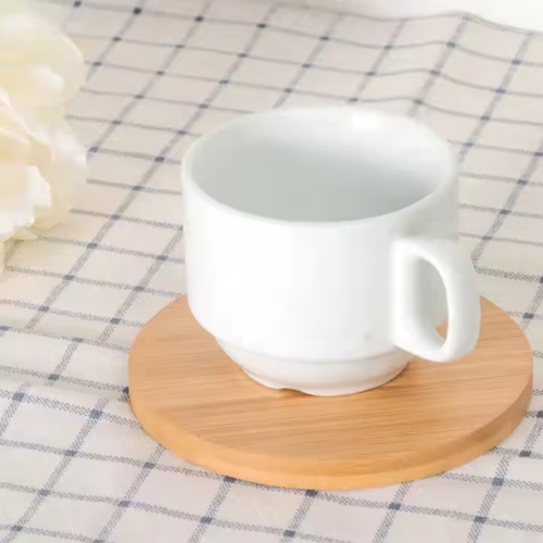 6oz Ceramic White Mug Thumbnail