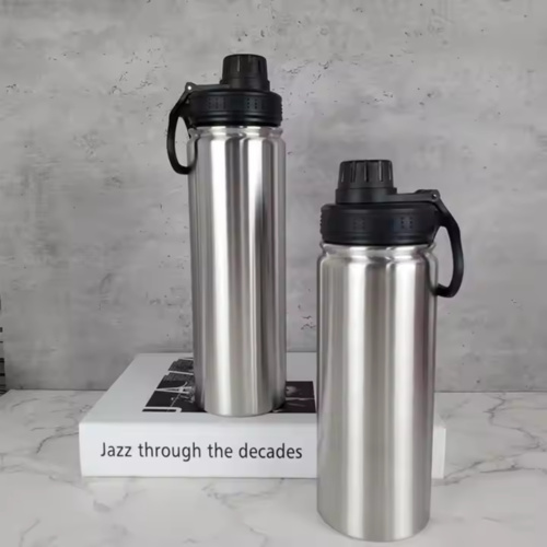 28oz Aluminum Water Bottle (Silver) Thumbnail