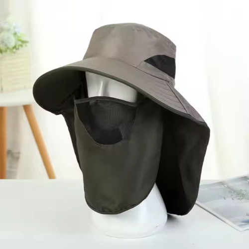 Fisherman Hat w/ Face Cover Neck Flap Thumbnail