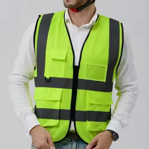 Reflectorized Vest w/ Zipper & Pockets Thumbnail