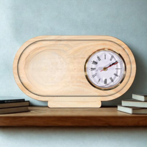Wooden Desk  Clock Thumbnail