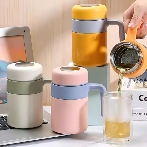 510ml Stainless Steel Insulated Mug w/ Handle Thumbnail