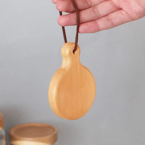 Bamboo Bottle Opener Round Thumbnail
