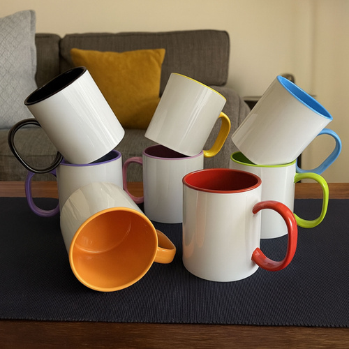 11oz Polymer Inner and Handle Color Mug Thumbnail