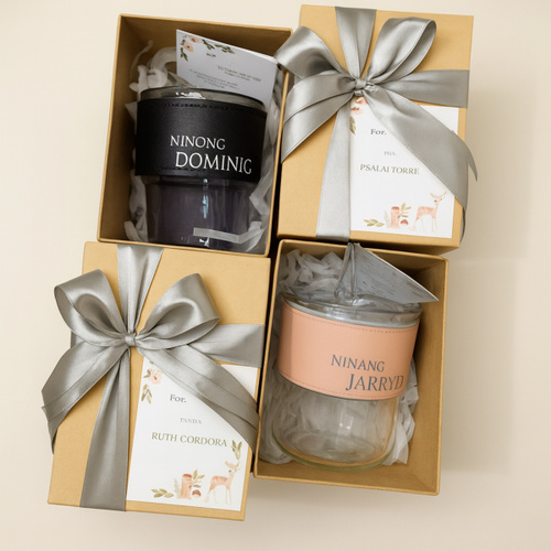 Tumbler Box w/ Ribbon & tag Thumbnail