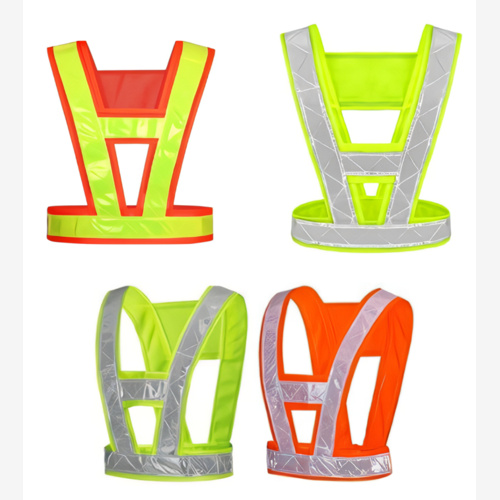 Reflectorized safety V SHAPE vest construction vest neon color Thumbnail