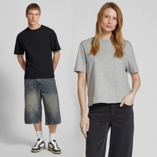 Fruit of the Loom Soft Premium Tshirt for Men & Women 100% Cotton Men's Plain Tops Black Series Thumbnail