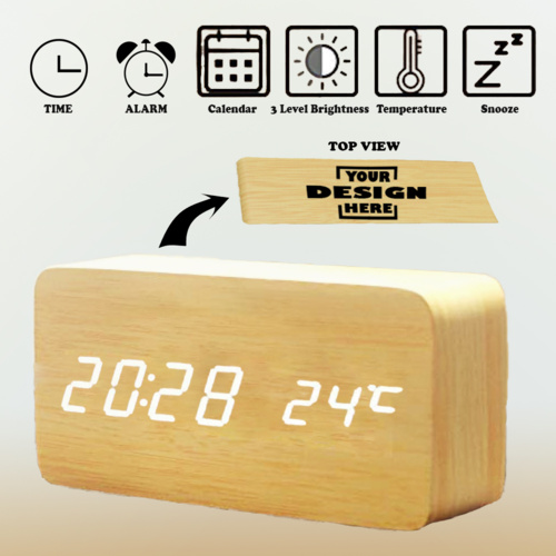 Wooden Digital Clock Thumbnail