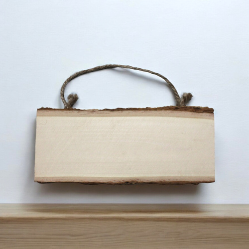 Rectangle Solid Wood Door Signage Thumbnail