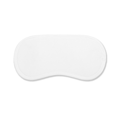 White Sleeping Mask with Black Trim 7.9" x 3.9" Thumbnail