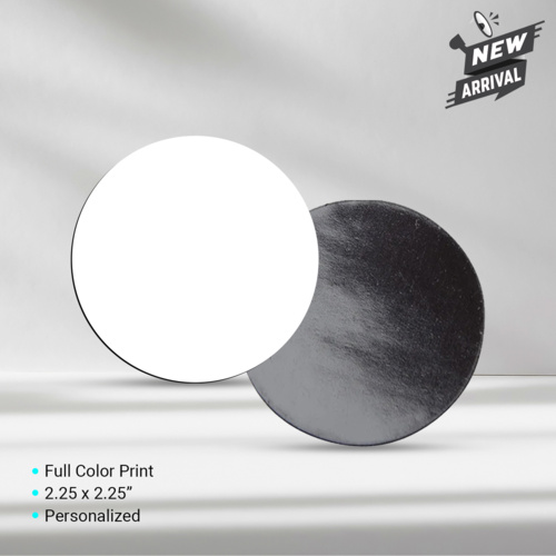 Aluminum Ref Magnet Round Thumbnail