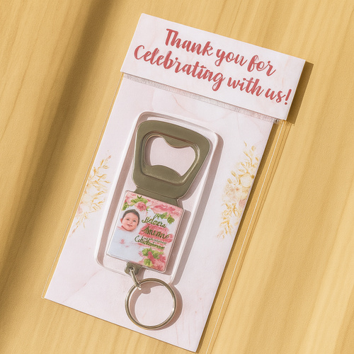 Plastic Keychain Packaging w/ Tag Thumbnail